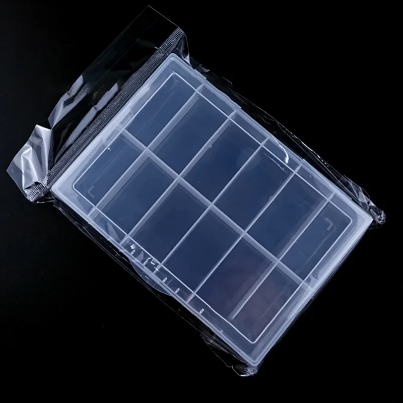 12 ячеек чехол для хранения искусства ногтей искусство искусственных коробка