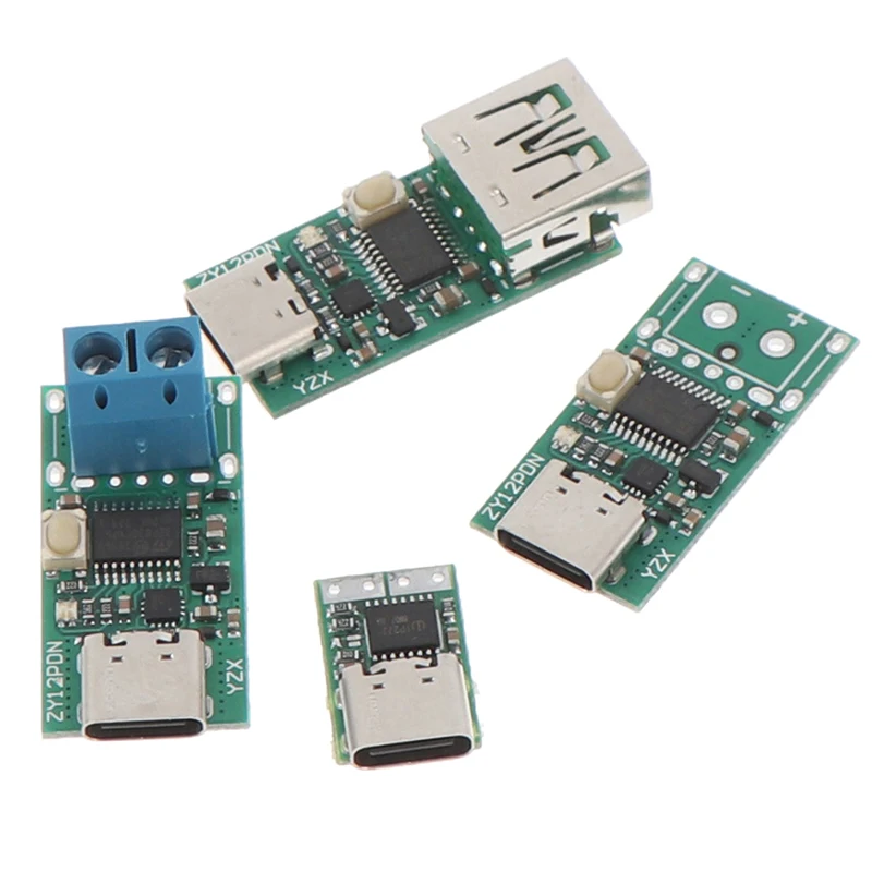 

1PCS New Type-C USB-C PD2.0 3.0 To DC USB Fast Charge Trigger Poll Detector Charging Instrument Parts