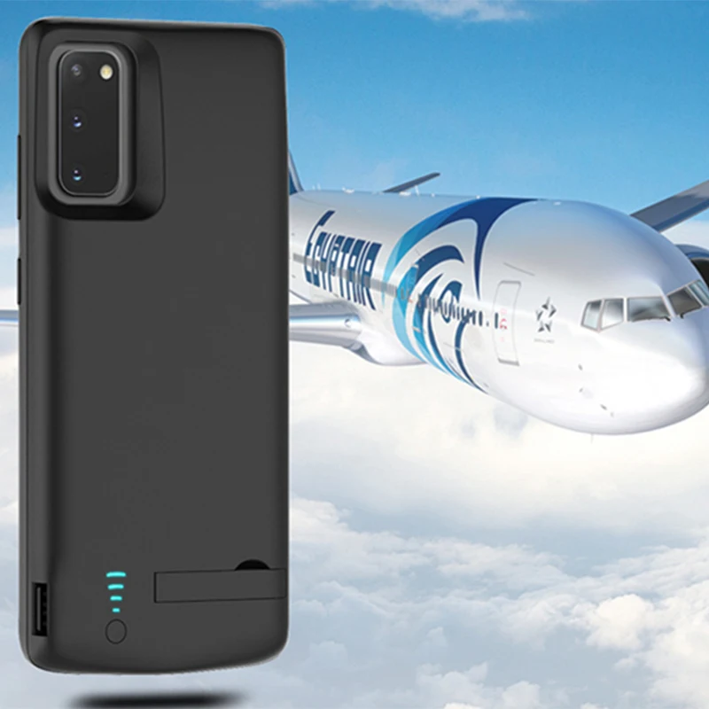 For Samsung S20 Ultra Battery Case 6000mah Portable Ultra-thin Powerbank Charging External Galaxy Plus | Мобильные телефоны и