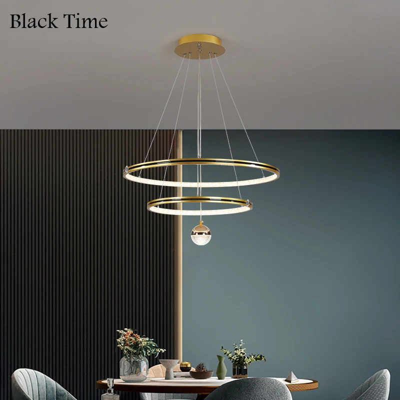 

New Acrylic LED Pendant Lights Indoor Pendant Lamps for Dining Room Kitchen Living Room Bedroom Light Modern Home Decor Lighting