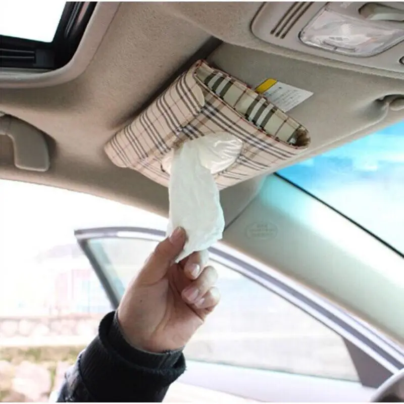 2019 плед Бумага Полотенца коробка держатель для салфеток ткани чехол автомобиля