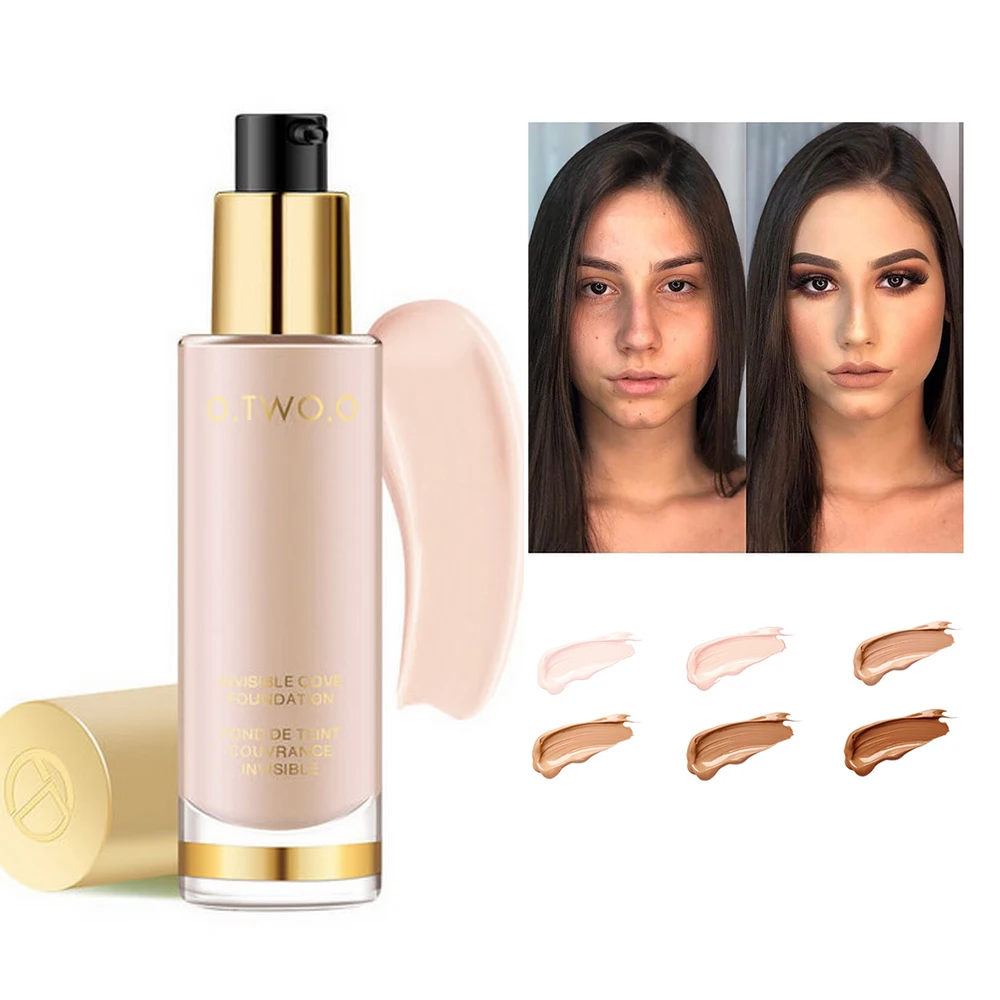 Матовый Жидкий тональный крем водонепроницаемый полное покрытие основа для лица