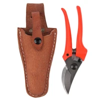 practical home supplies with buckle electrician holder scissor bag storage portable leather sheath tool pruning gardening pouch