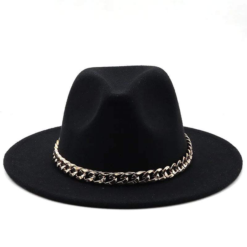 

Bucket Hat For Women 2021 Unisex Couples Big Eaves Felt Hat Autumn Winter Wool Top Hat Fedora Top Hat Wide Brim Hat