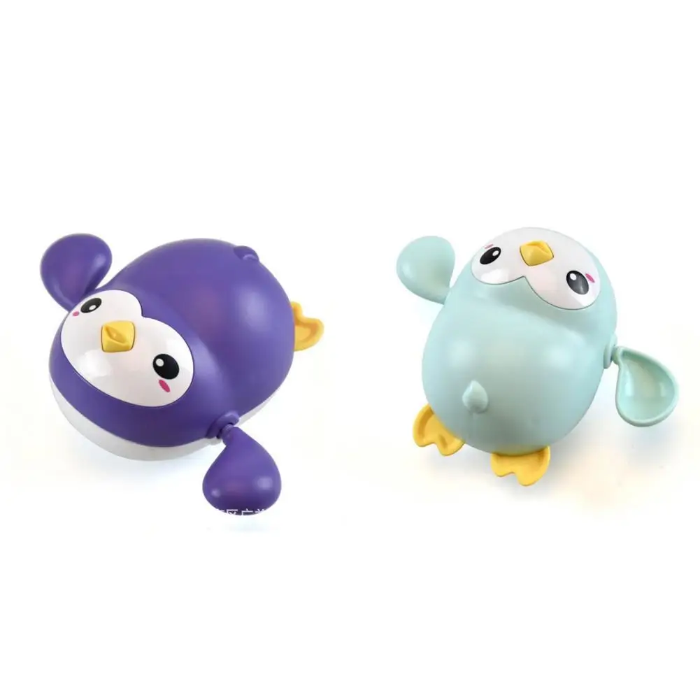 

Baby Bath Toys Animal Cute Cartoon Little Penguin Classic Baby Water Toy Infant Swim Chain Clockwork Toy For Kid Shower Toys