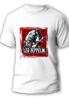 Футболка мужская белая Led Zeppelin (Лед зеппелин, музыка, рок, rock, Роберт Плант, Джимми Пэйдж, heavy metal) 14
