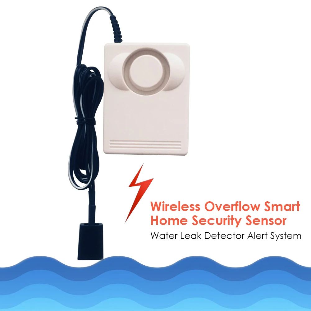 

Water Leak Detector Warning Wireless Independent ABS Flood Alert Alarm Overflow Home Security System Smart Sensitive Sensor