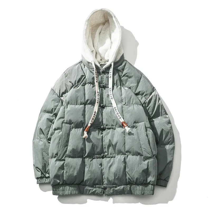 NEW 2021 Winter Large Size Cotton-Padded Casual Thickening Korean Warm Loose Baseball Clothing Chinese Style Men Mens Clothing