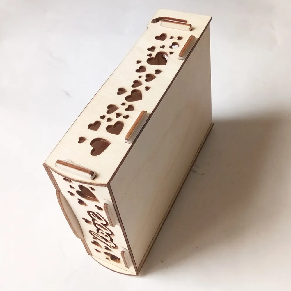 17x13 5x4 3 см свадебные аксессуары природа цвет античная книга для гостей коробка