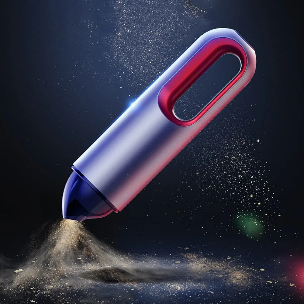 Автомобильный пылесос ручной портативный USB зарядка беспроводной 5200Pa робот для
