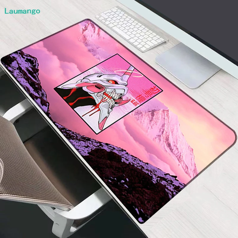 

Anime Evangelion Large Computer Mousepad Xxl Mouse Pads Gaming Mouse Pad 900x400 Gamer Desk Accessories Pc Mat For Office Cs Go