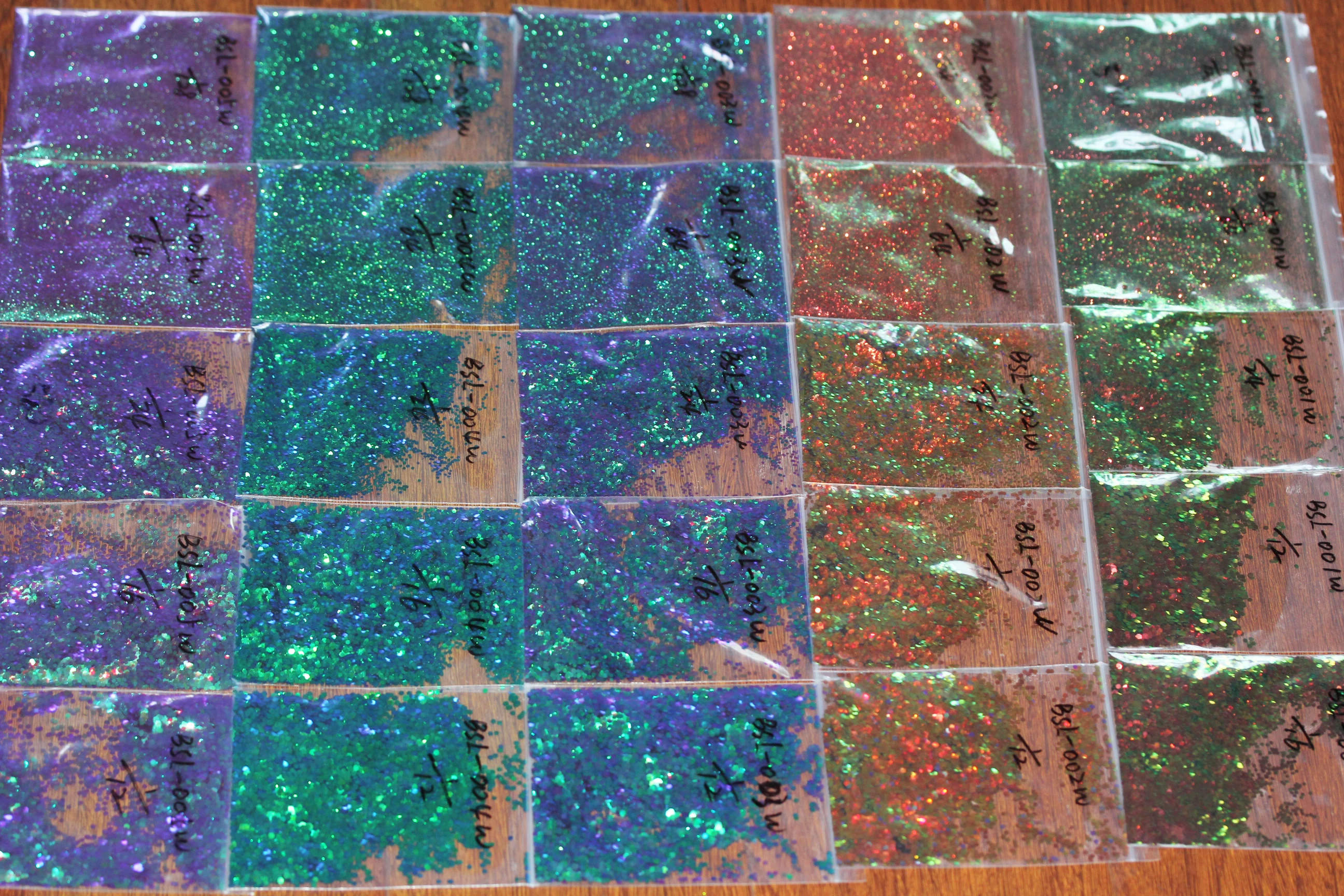 Косметическая Радужная сумка 2 г x 25 хамелеоновая свободная блестящая Пыль для