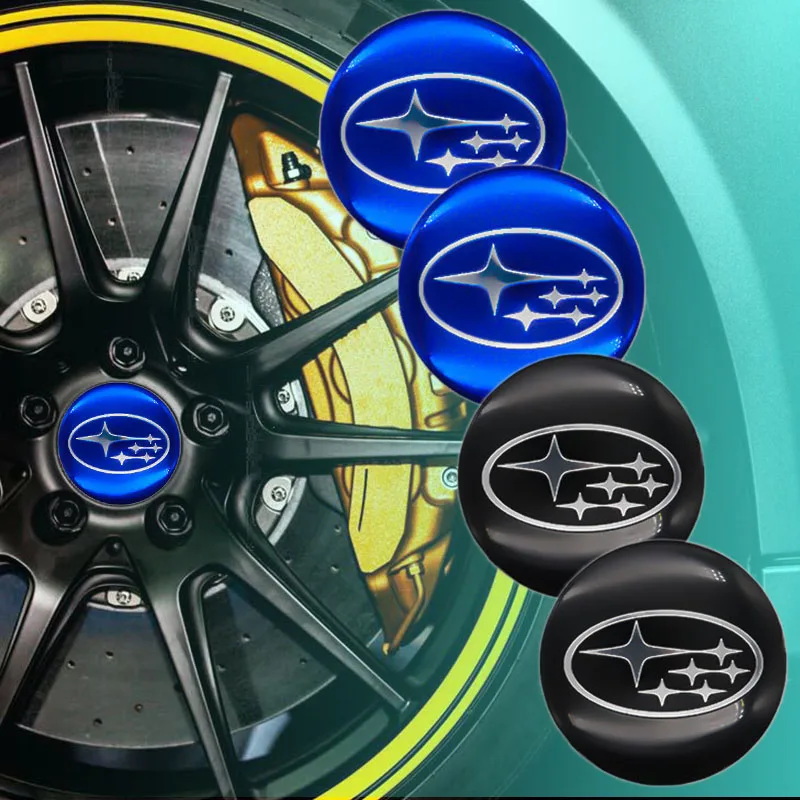 

Car accessories 4pcs 65mm wheel hub center sticker cover wheel badge sticker cover Subaru- LOGO Car modification stickers