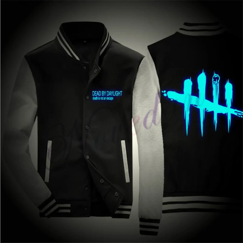 Толстовка с капюшоном и флуоресцентной молнией для мужчин женщин|Костюмы аниме| |