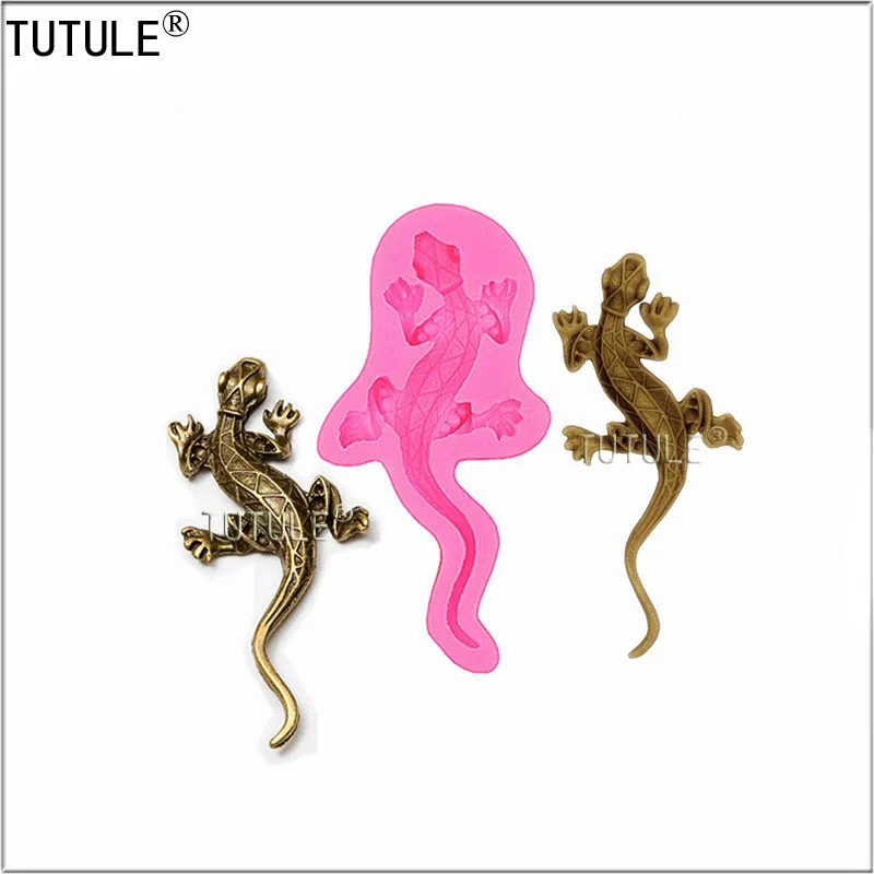

Gadgets - gecko Lizard Flexible Silicone Mold Polymer Clays, Food Safe, Fondant, Chocolate, Sugar Art, Candy, Gum Paste -Mold