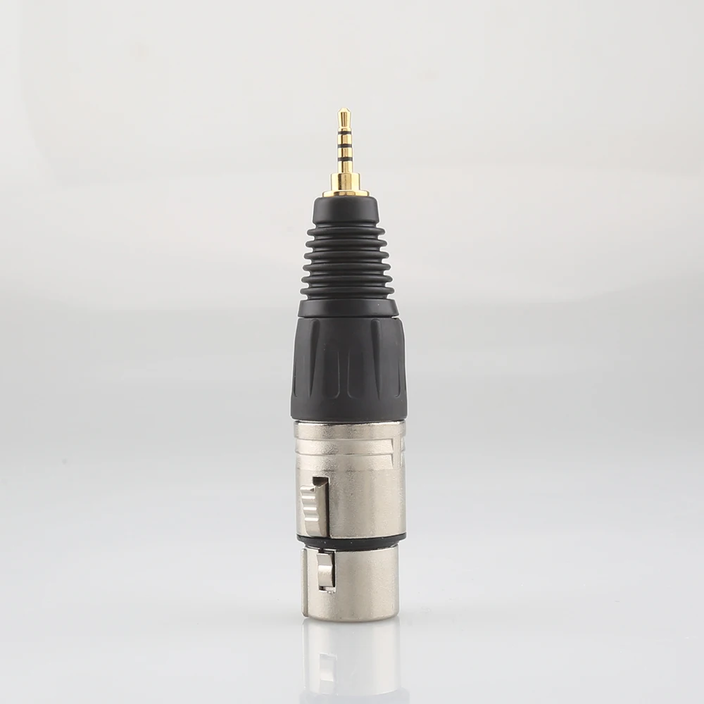 HIFI 2.5/3.5/4.4/6.35mm Male to 4Pin Balanced XLR Female Reference Adapter Connector Gold Plated Pure Adapter Use for Home Audio