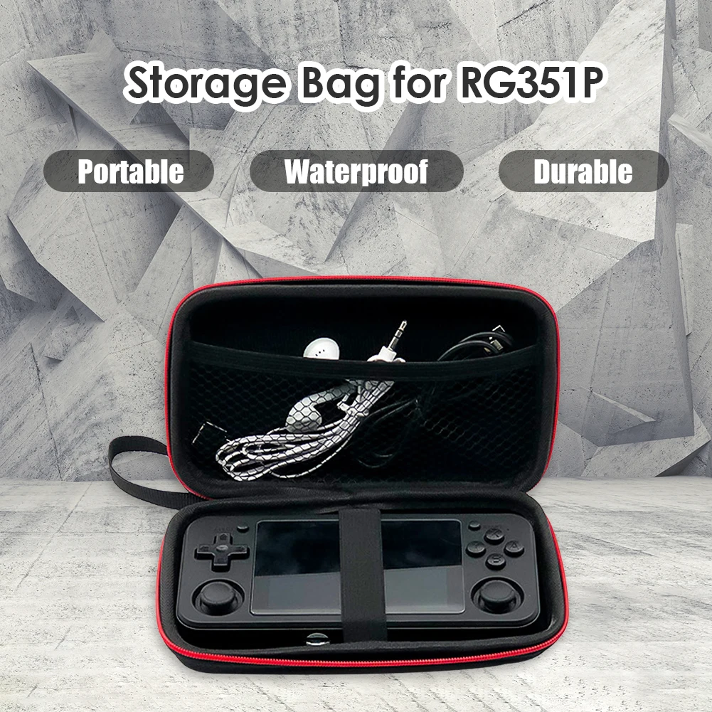 For ANBERNIC RG351P/RG351M/RG350M Protection Bag for Retro Game Console Game Player RG351P Handheld Retro Game Console Case