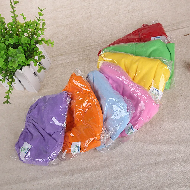 Детские Регулируемые Многоразовые тканевые подгузники с крышкой и мультяшным