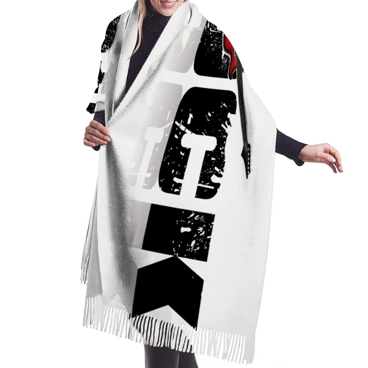 70*200 см Женский кашемировый шарф в стиле рок тонкие шали и накидки женские длинные