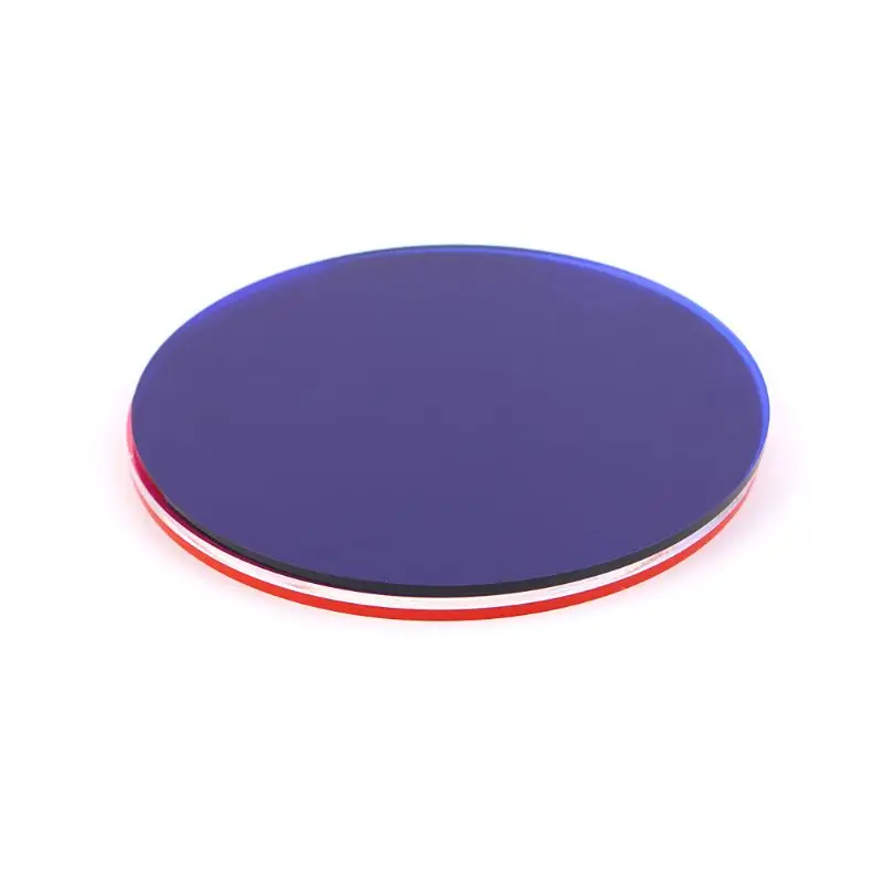 Доска из оргстекла цветной акриловый лист диаметр 10 см DIY игрушки Аксессуары модель изготовления K4UA