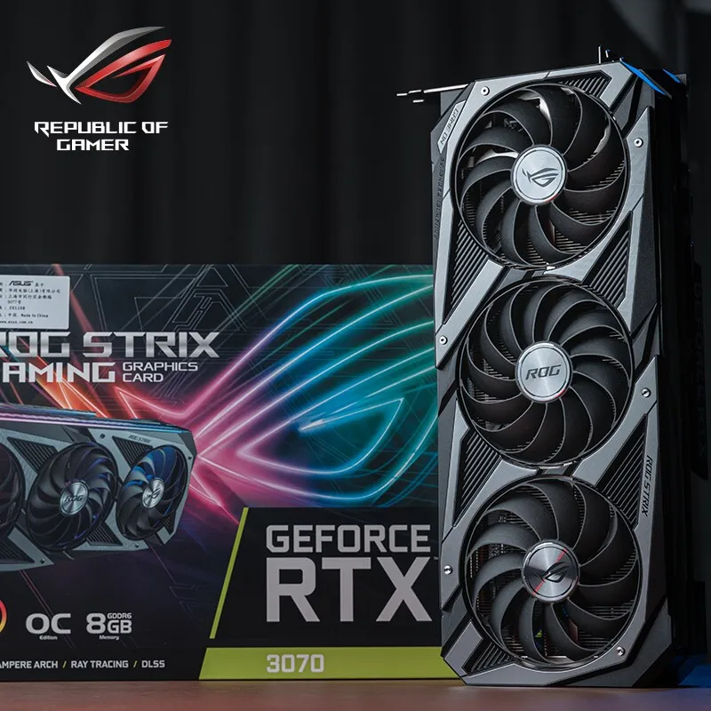 Видеоигра ASUS RTX3070 O8G белый Raptor TUF Снежный Леопард киберпанк | Обустройство дома
