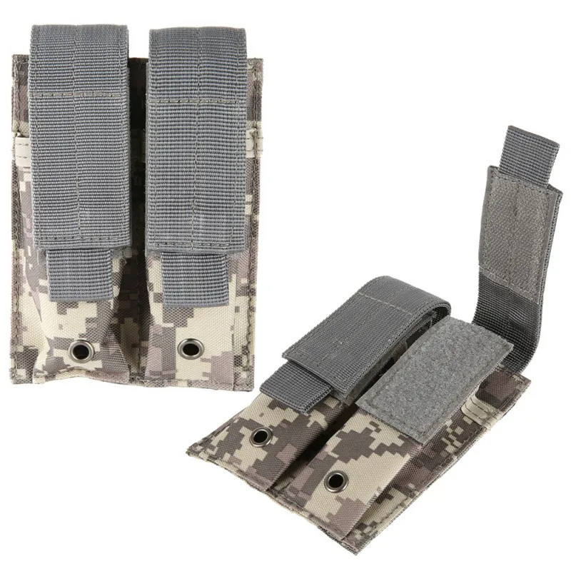 Нейлоновый двойной держатель для пистолета 600D Molle карман журналов закрывающий