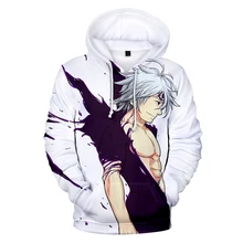 new The Seven Deadly Sins TV hoodies Sweatshirt Round Neck Sweatshirt Fashion Trend Style 3D Polyester unisex Material