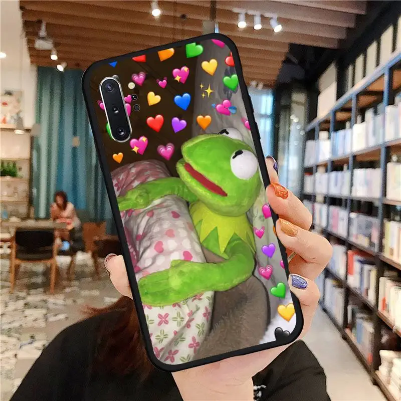 

Funny kermit The Frog Memes Phone Case For Samsung A50 A51 A71 A20E A20S S10 S20 S21 S30 Plus ultra 5G M11 funda cover