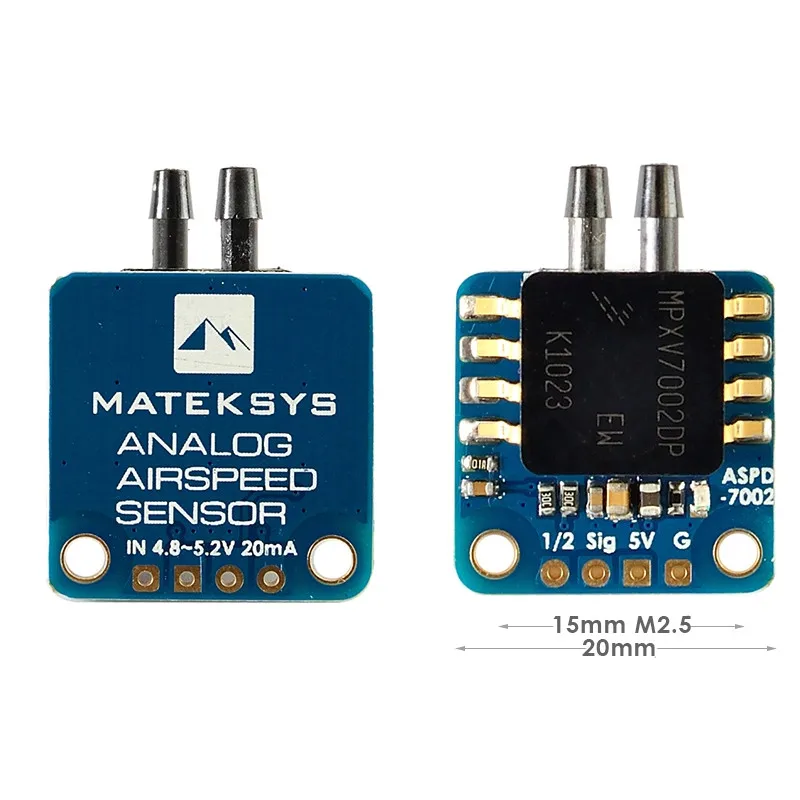 Аналоговый датчик скорости воздуха Matek для RC FPV Racing свободный стиль гоночных
