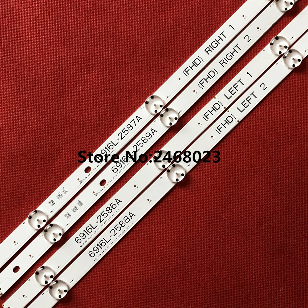 Светодиодный подсветка полосы для LG 49LW540S 49LH630V LC490DUE (FJ)(M1) 49LH604V 6916L 2586A 2587A 2588A 2589A 49 V16