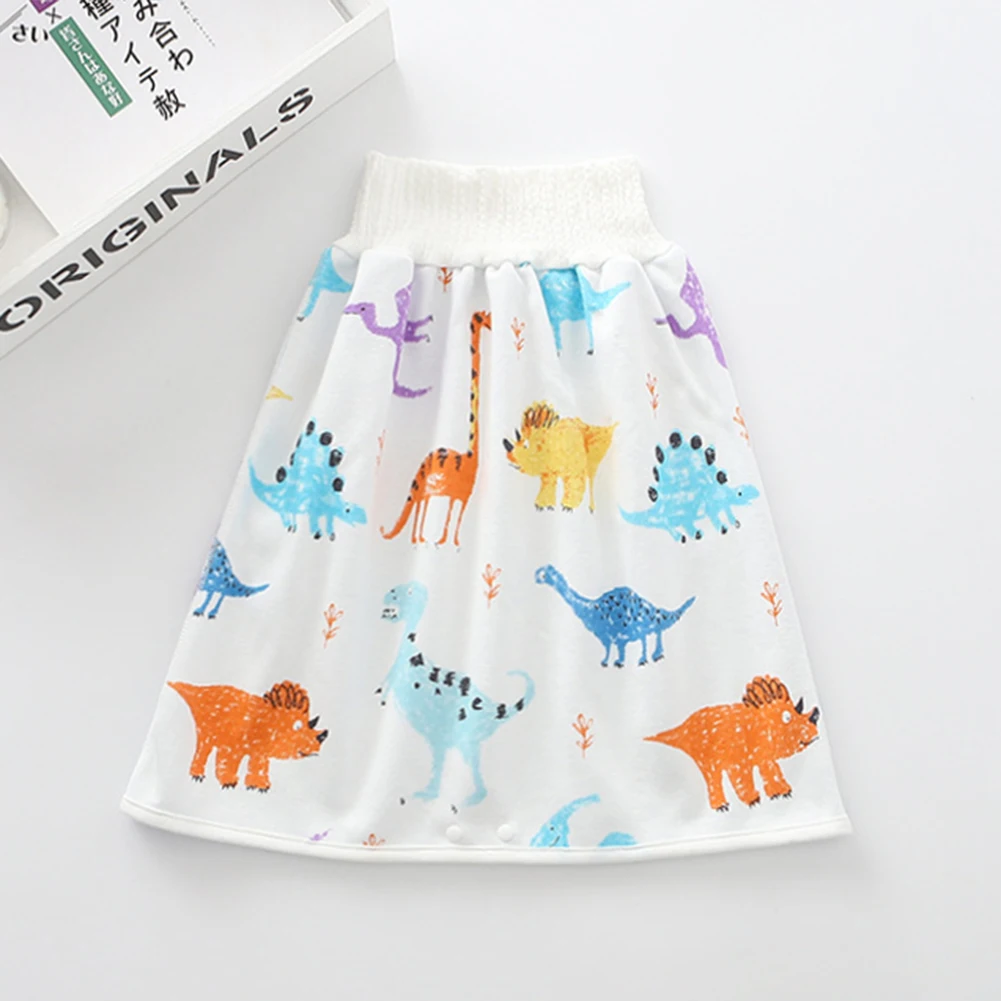 

Training Skirt Children Diaper Skirt Waterproof Baby Diaper Skirt High Waist Cotton Breathable Anti Leakage Pants