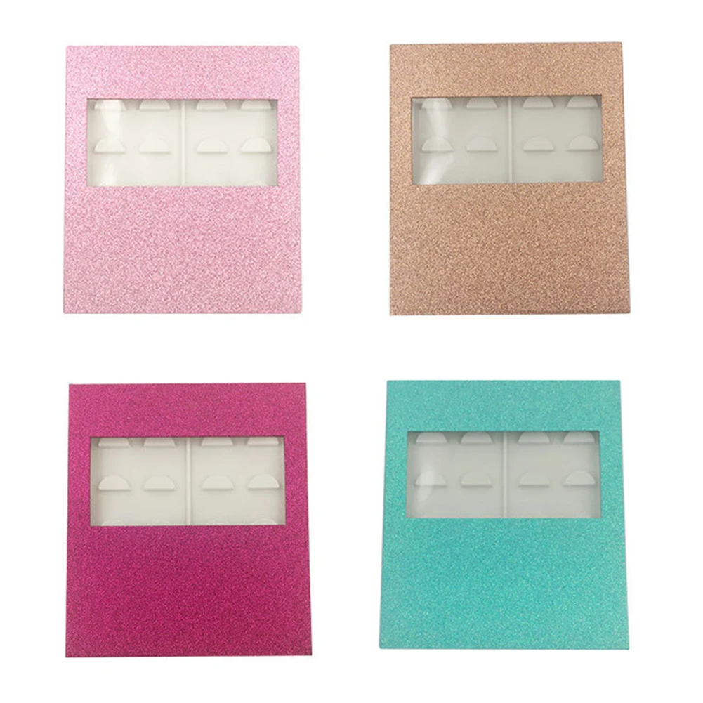 

10pair False Eyelash Storage DIY Organizer Display Container Eyelashes Sample Catalog Grafting Eyelash Display Empty Packing Box