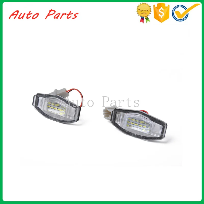 

2PCS LED License Plate Light 34101S60013 34100S60013 34101S5AA01 for Honda CRV Fit Jazz Crosstour Odyssey