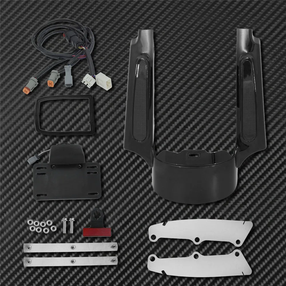 Удлинитель для заднего крыла мотоцикла светодиодный фсветильник поворота Harley