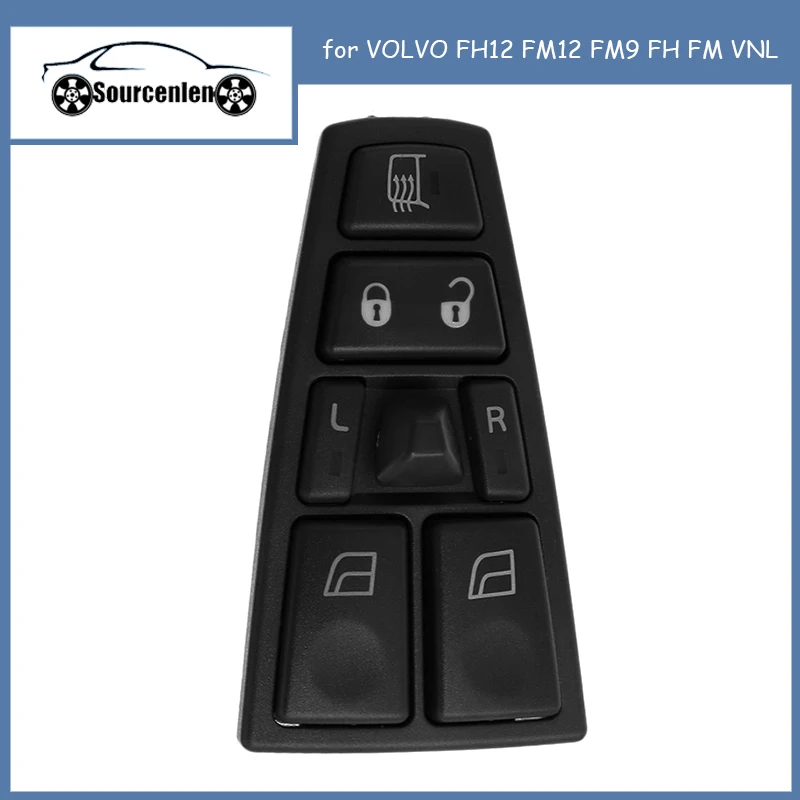 

Electric Window Switch for VOLVO FH12 FM12 FM9 FH FM VNL 20752918 20953592 20455317 20452017 21354601 21277587 20568857 21543897