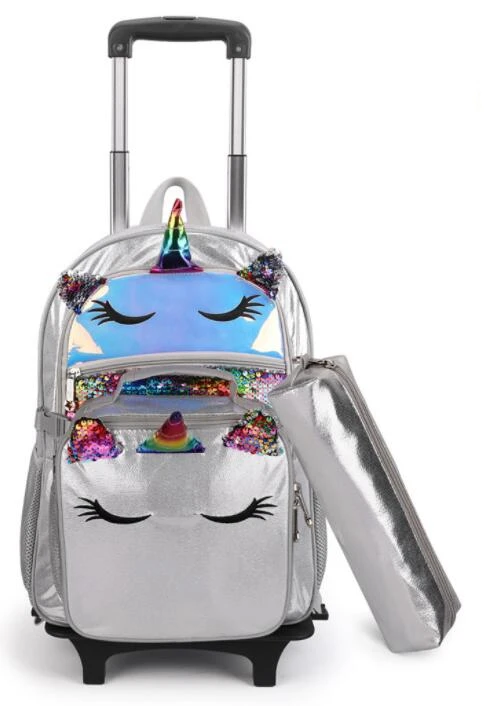 Школьный рюкзак на колесиках для девочек детская сумка детский дорожный | Багаж и