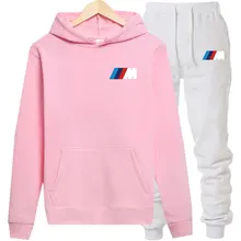 Ladies new sweatshirt suit hooded sweater style casual loose streetwear womens fashion spring and autumn pants 2-piece set