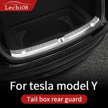 Garniture de panneau de protection arrière pour Tesla modèle y 2020 à 2021, accessoires de voiture