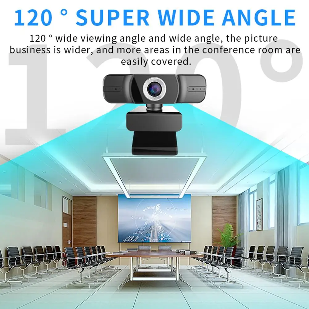 

HD Web Camera Video Recording With Dual Microphone For PC Computers Home Office Online Lessons Supplies New Webcam 1080P USB