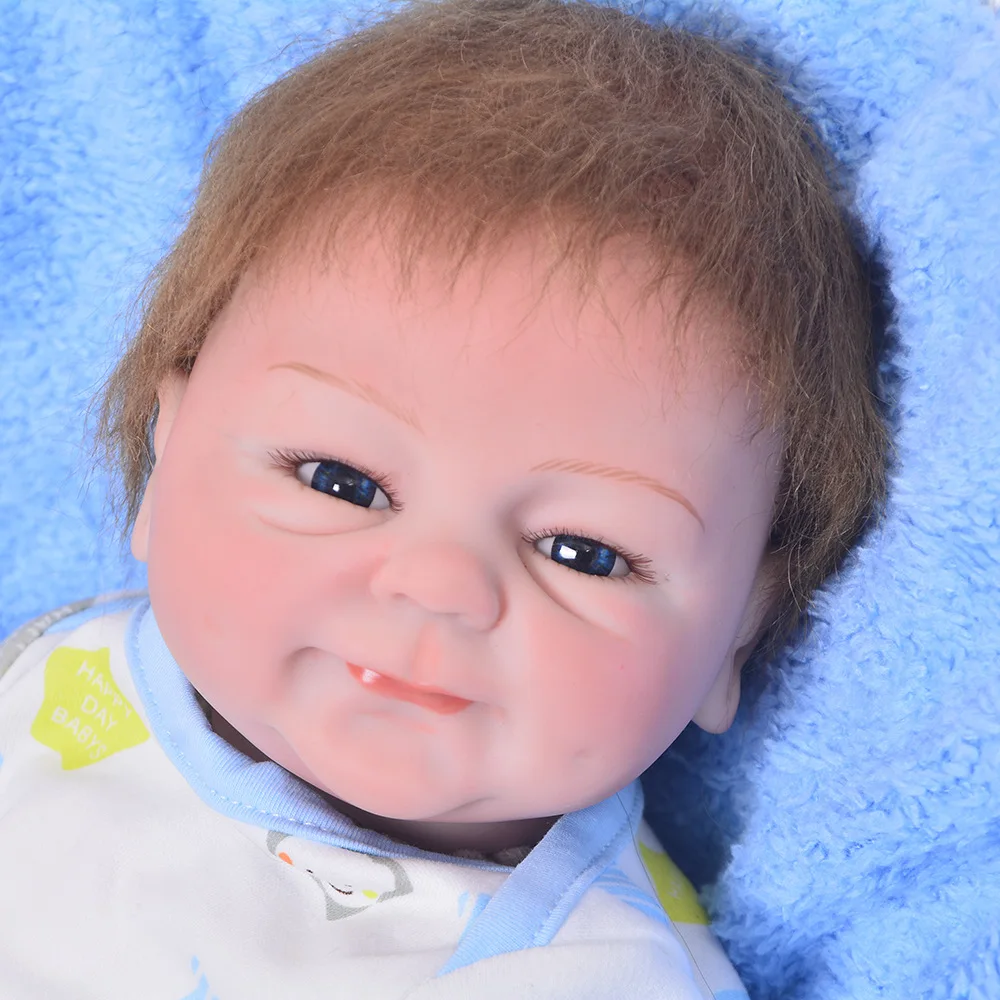 Реалистичная 17 дюймов Bebe Кукла реборн игрушка 42 см силиконовая кукла реборн Младенец Девочка Мальчик Близнецы новорожденный малыш кукла подарок