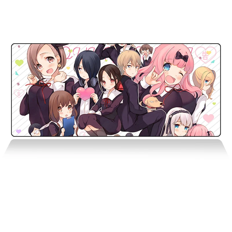 1 шт. коврик для мыши Kaguya sama: Love Is War Cartoon Fujiwara Chika с принтом игровой клавиатуры