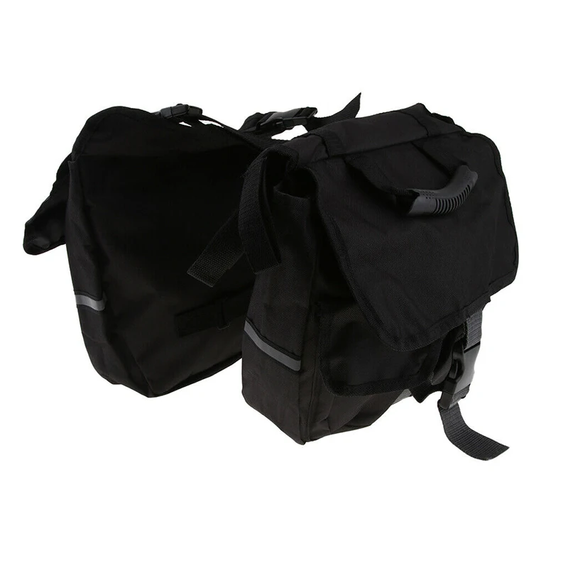 

Detachable Saddle Bag Backseat Trunk Bicycle Black Rear Rack Messenger