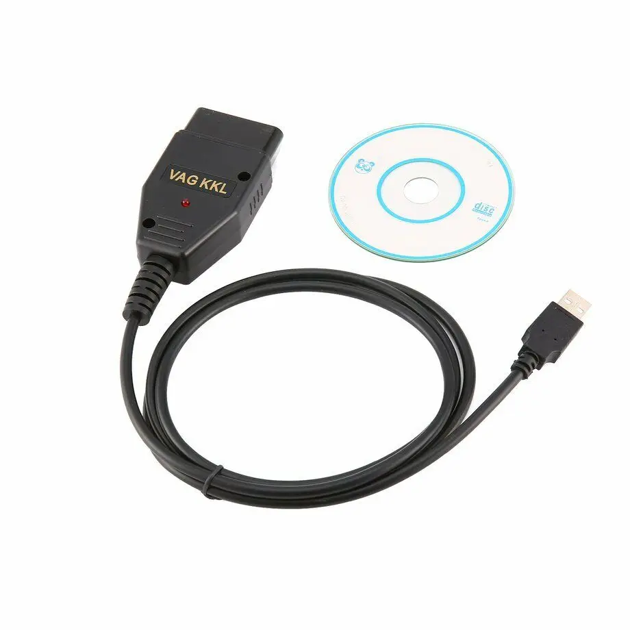 Диагностический инструмент USB кабель KKL VAG-COM 409 1 OBD2 Windows 7/8/Vista/XP диагностический