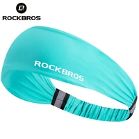 rockbros sport headband cycling running sweatband fitness yoga gym headscarf sweat hair band bandage men women elastic head band