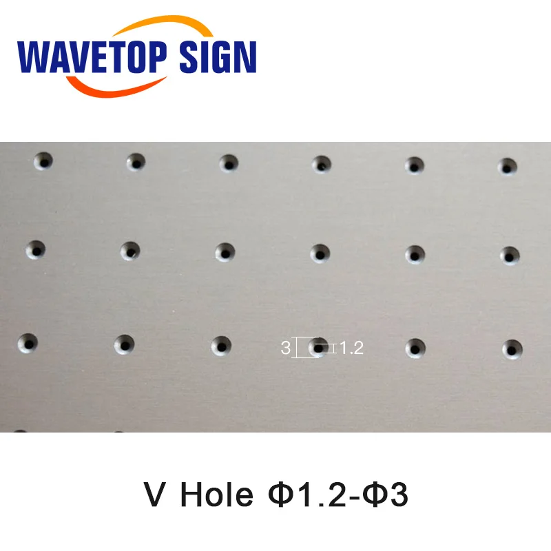 WaveTopSign вакуумная адсорбционная платформа прямое отверстие V отверстие U отверстие Polar отверстие использовать для ЧПУ лазерной резки
