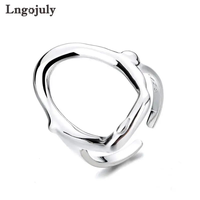 

Top Quality Luxury Women Ring Pure 925 Sterling Silver Simple Rings For Women Girl Anniversary Party Silver 925 Jewelry Gift
