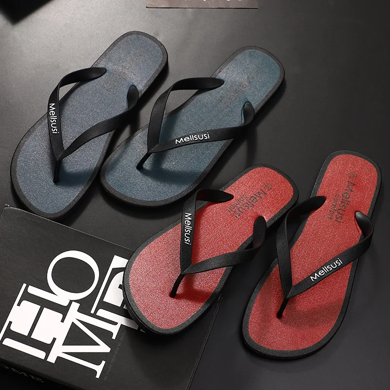 For Men Flip Flops House Shoes Summer Beach Mens Slippers In