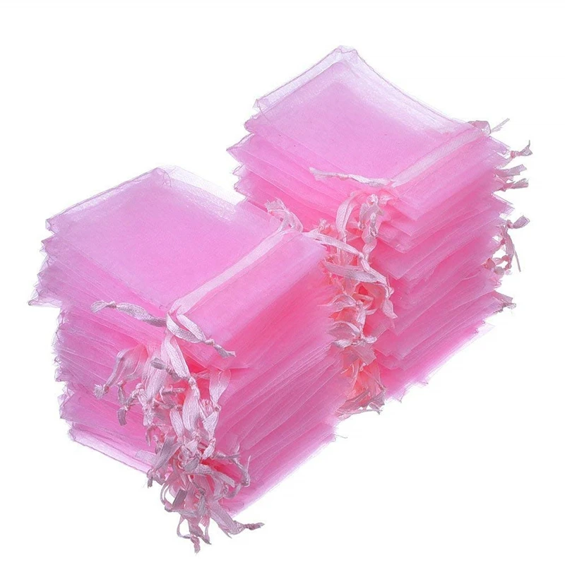 

Мешочки из органзы Розовые, 7x9, 9x12, 10x15, 13x18, 17x23 см, 100 шт.