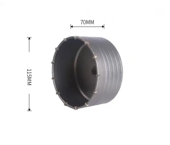115mm 30-160 мм SDS Бетон цемент камень стены отверстие пилы - Цвет: 115mm