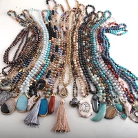 md wholesale 20pc mix color necklace fashion boho jewelry for women bohemian necklaces gift